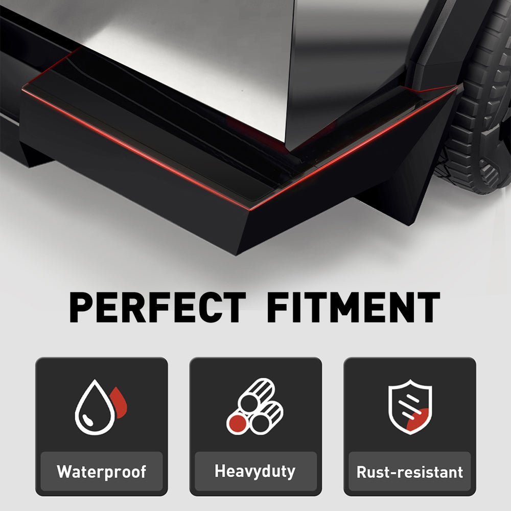 Rear Bumper Protectors for Cybertruck - T-Launch