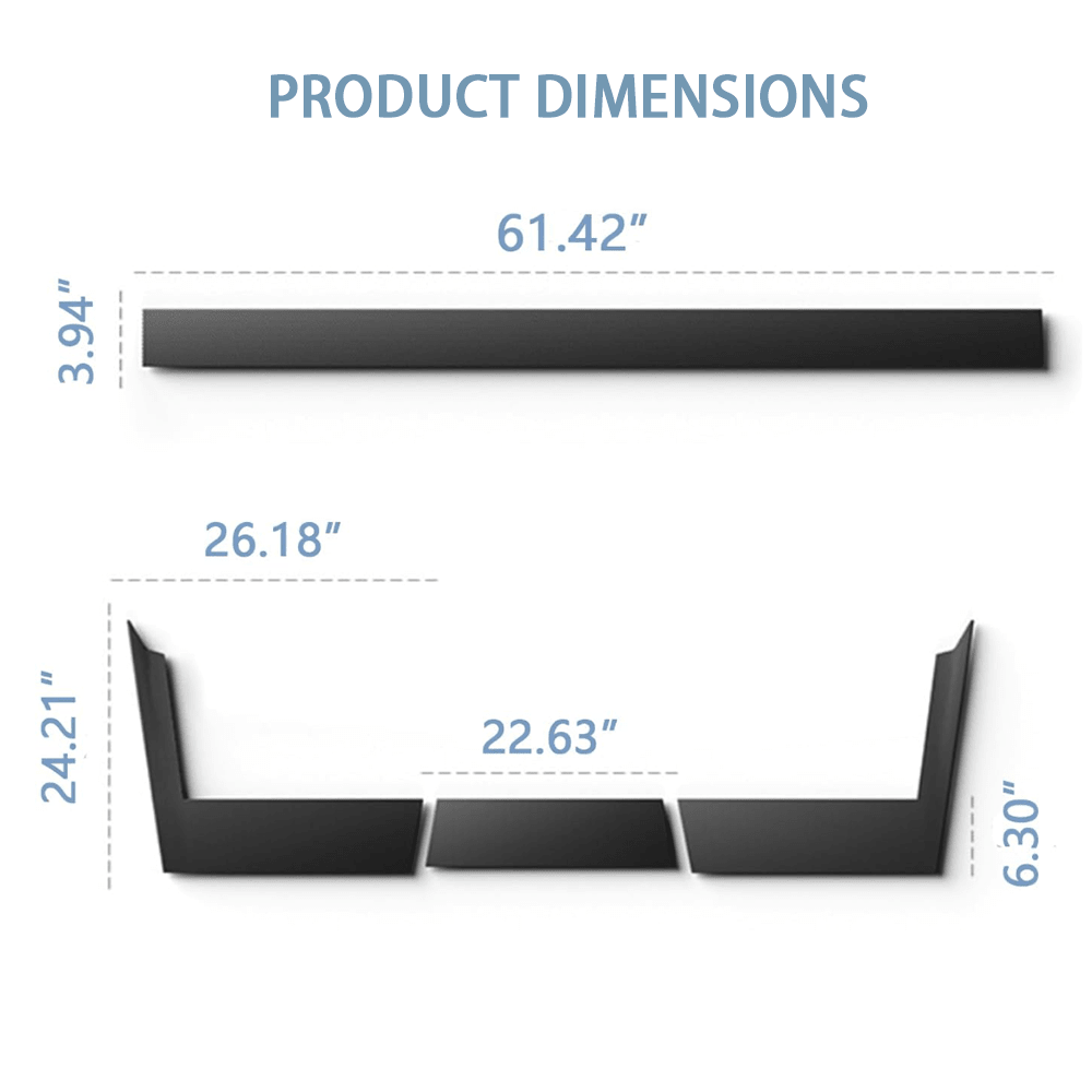 Rear Bumper & Tailgate Protectors for Cybertruck - T-Launch