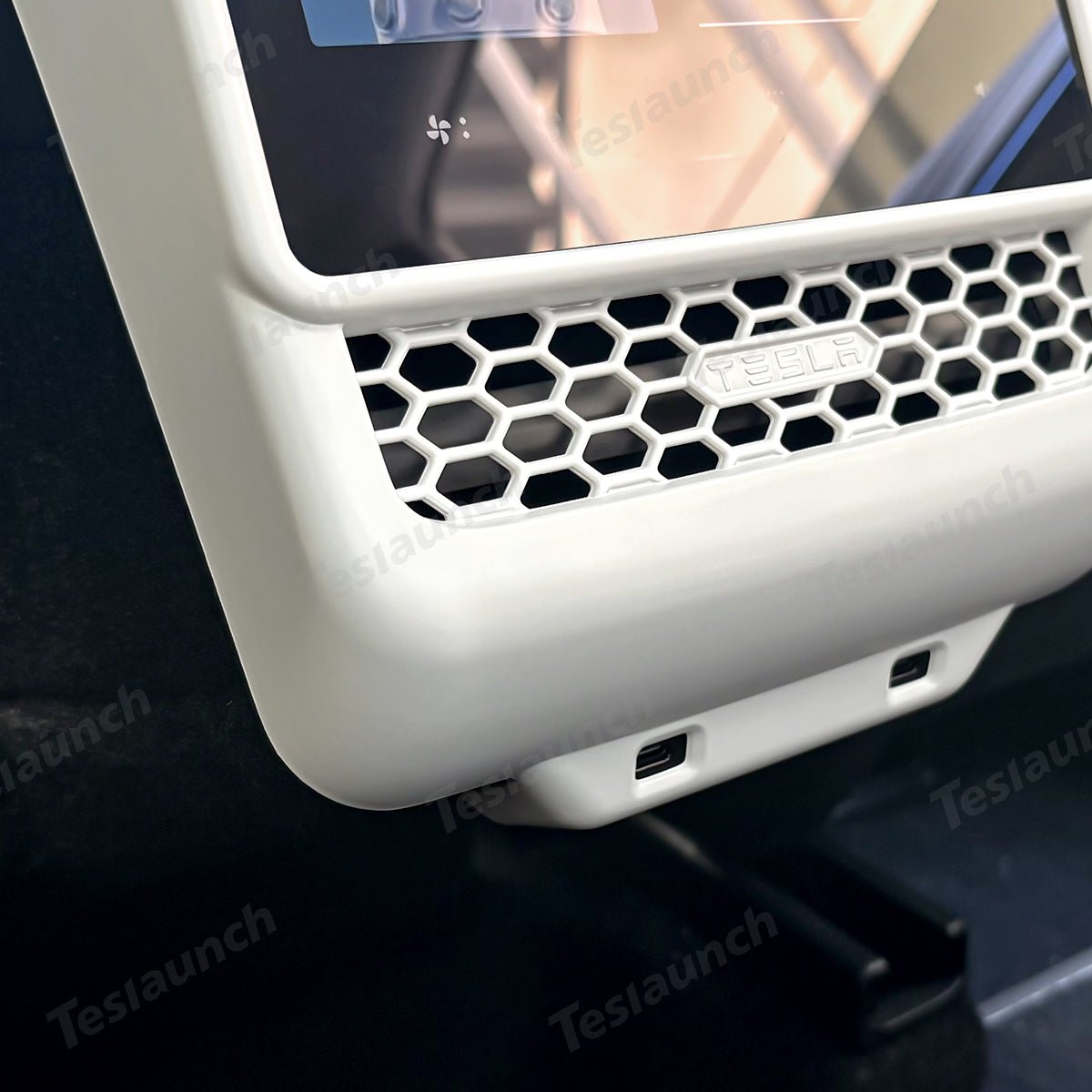 Rear Center Console Vent & Kick Panel Cover for Tesla Model Y Juniper 2025+ - T-Launch