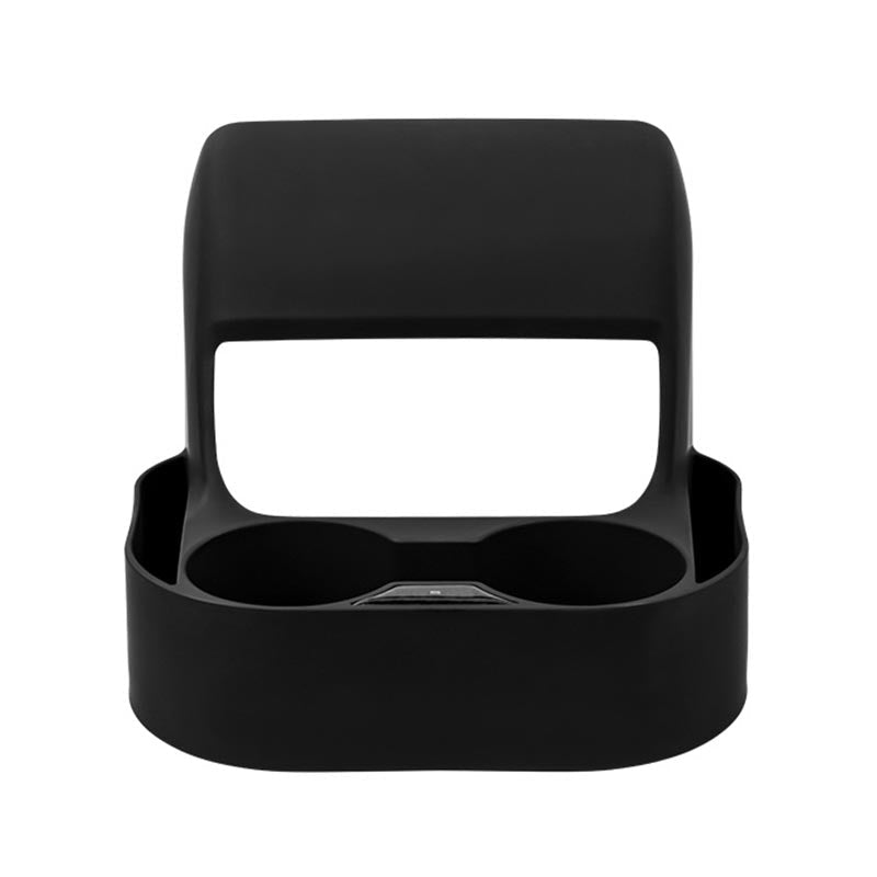 Rear Exhaust Cup Holder Storage Box for Tesla Model 3 (2017-2023) / Model Y (2020-2024) - T-Launch