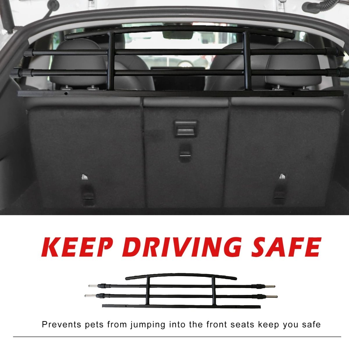Rear Seat Pet Fence Dog Barrier for Tesla 2020-2025 Model Y - T-Launch