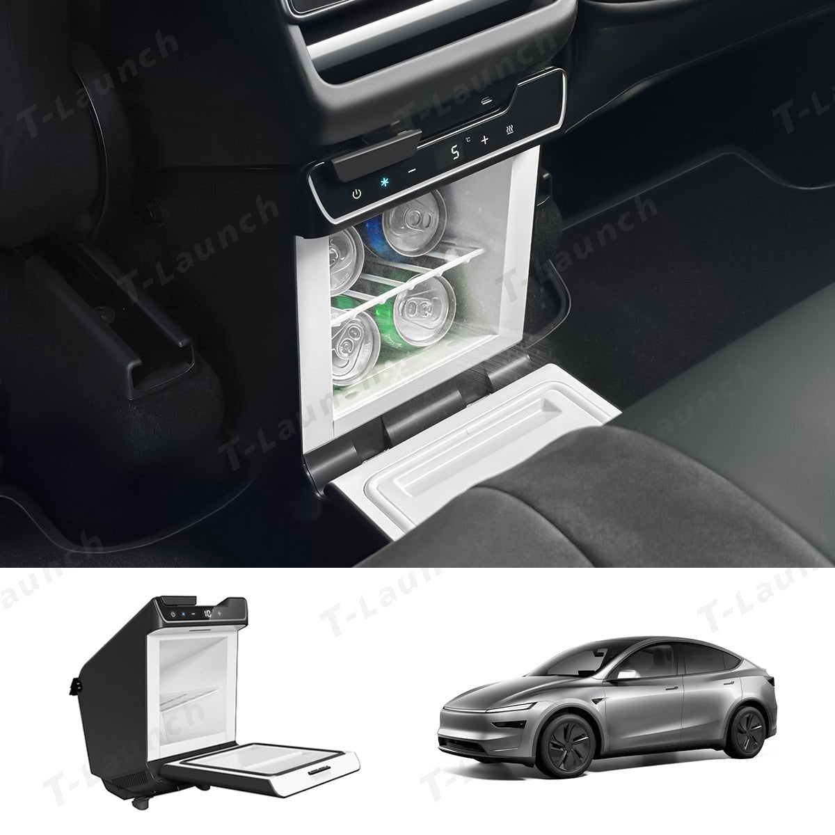 Rear Seat Refrigerator for 2026 Model Y Juniper - T-Launch