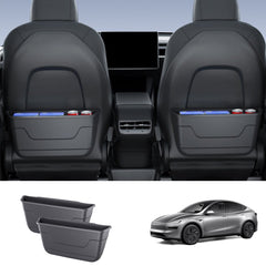 Rear Seat TPE Storage Box For Tesla Model Y Juniper 2025+/ Model 3 Highland 2024+ - T-Launch