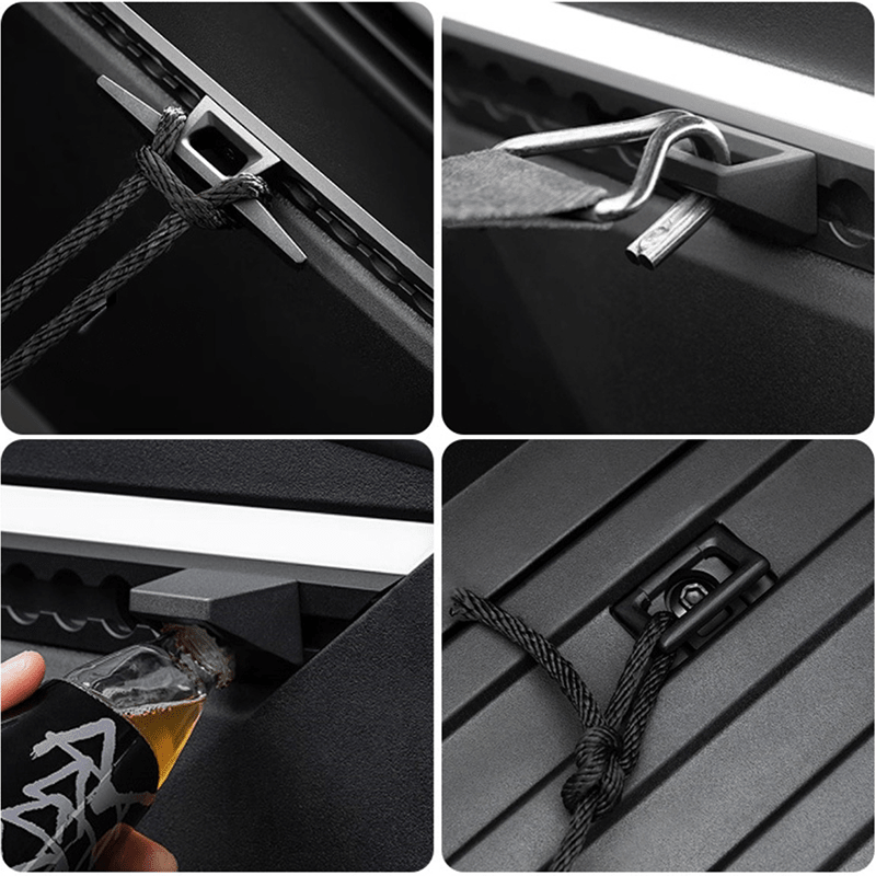 Rear Trunk Multi-Function L-Track Combination Equipment Kit for Cybertruck - T-Launch
