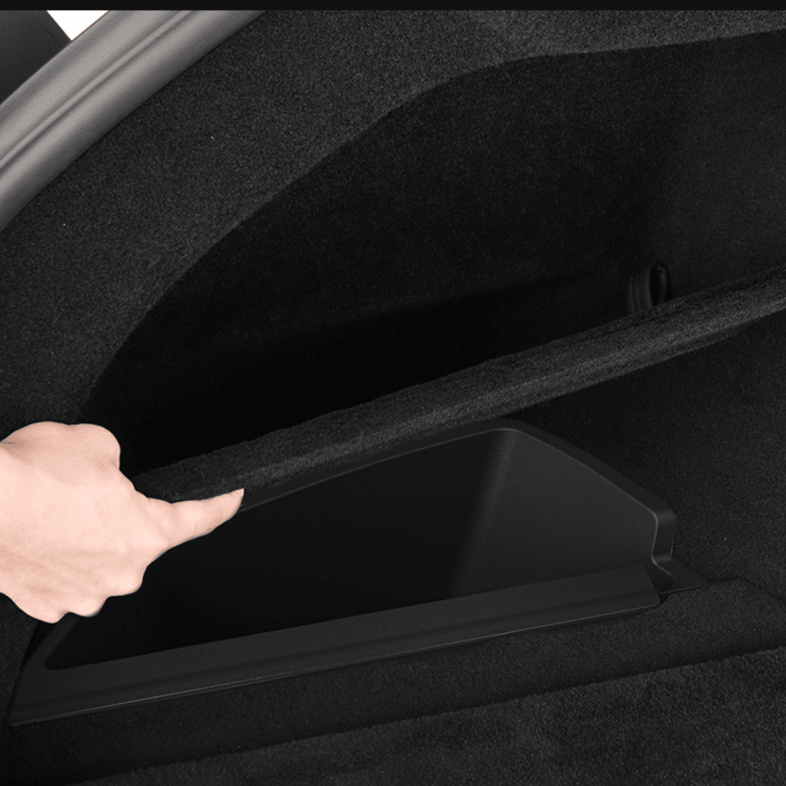 Rear Trunk Side Organizer Storage Box For Tesla model S 2023+ - T-Launch