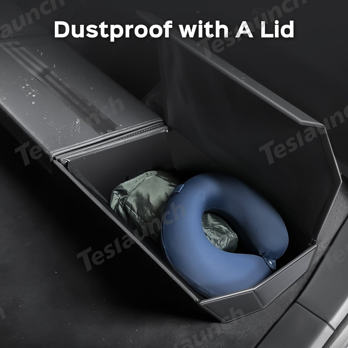Rear Underseat Storage Box Foldable Organizer for Tesla Cybertruck (Set of 3) - T-Launch