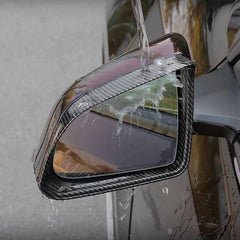 Rear View Mirrors Rain Guard (Carbon Fiber Pattern ABS) for Tesla Model 3/Y (2 Pcs) - T-Launch