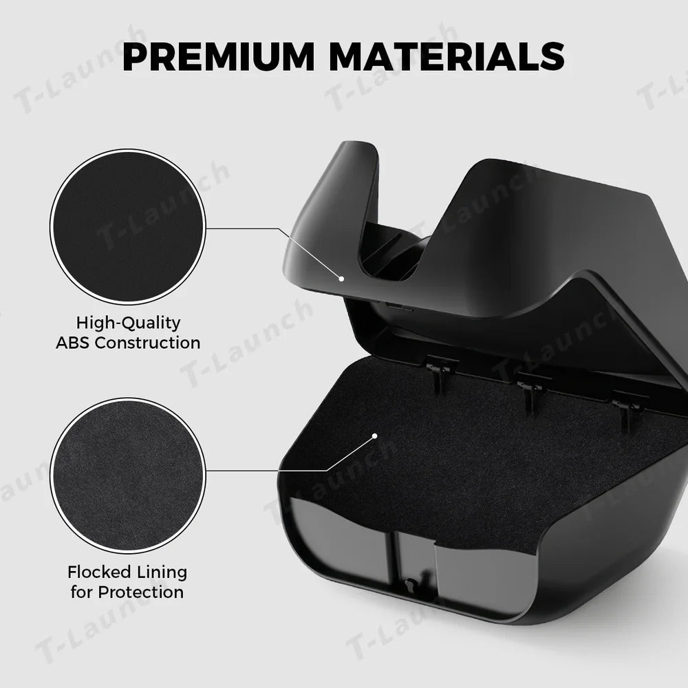 Rearview Mirror Hidden Sunglasses Holder & Storage Box for Tesla Model Y Juniper 2025+ - T-Launch
