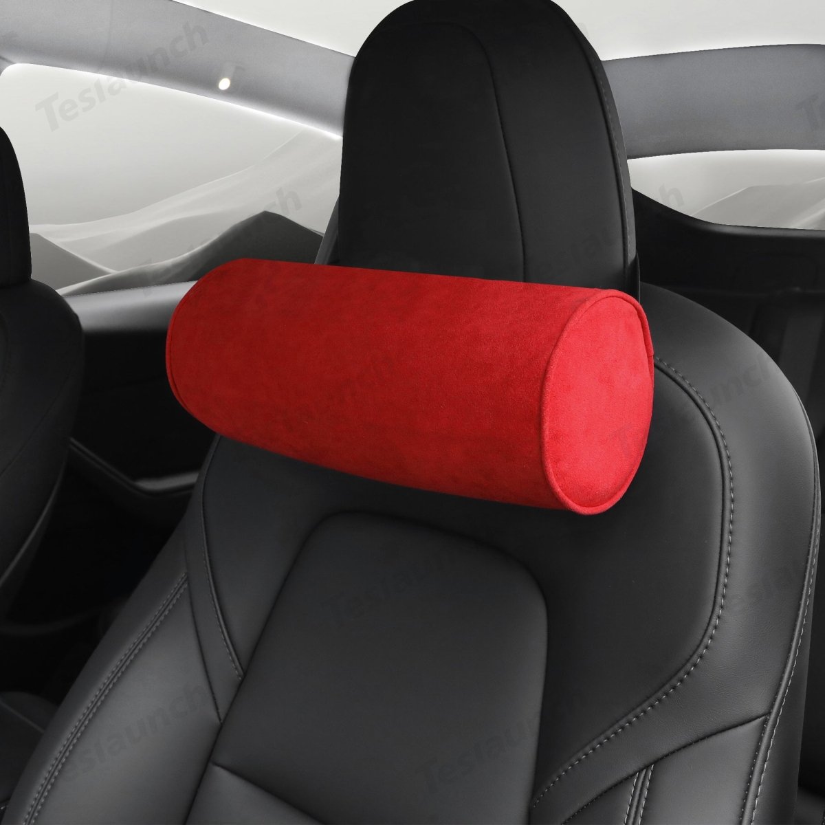 Red Alcantara Wrap Kit Interior Accessories for 2021-2023 Model 3 and Model Y - T-Launch