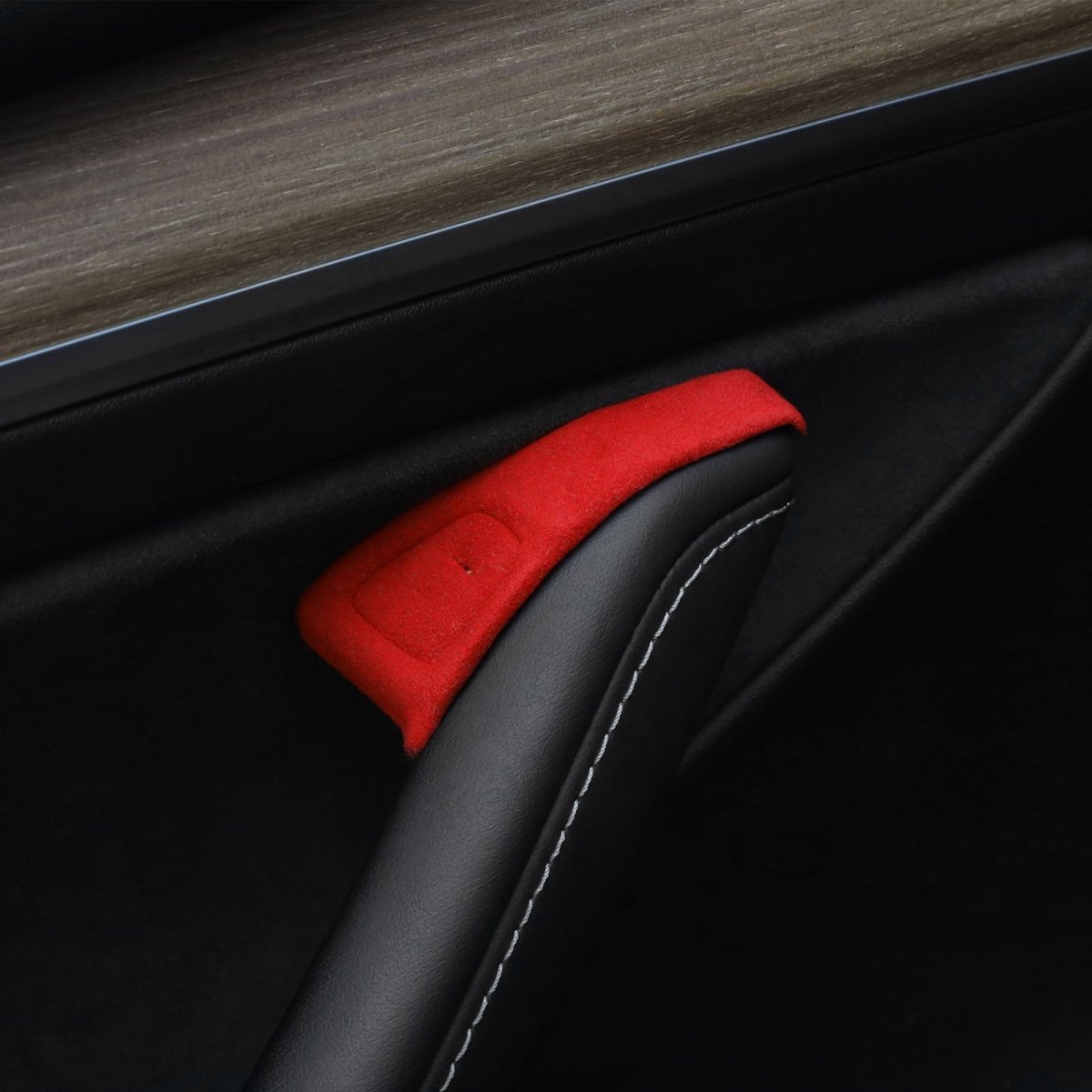 Red Alcantara Wrap Kit Interior Accessories for 2021-2023 Model 3 and Model Y - T-Launch
