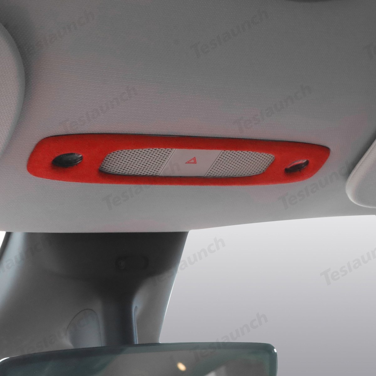 Red Alcantara Wrap Kit Interior Accessories for 2021-2023 Model 3 and Model Y - T-Launch