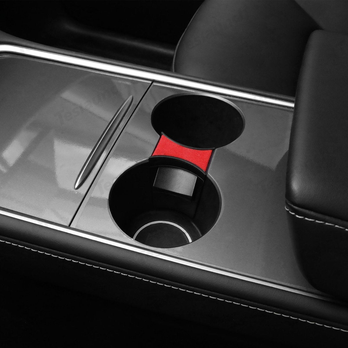 Red Alcantara Wrap Kit Interior Accessories for 2021-2023 Model 3 and Model Y - T-Launch