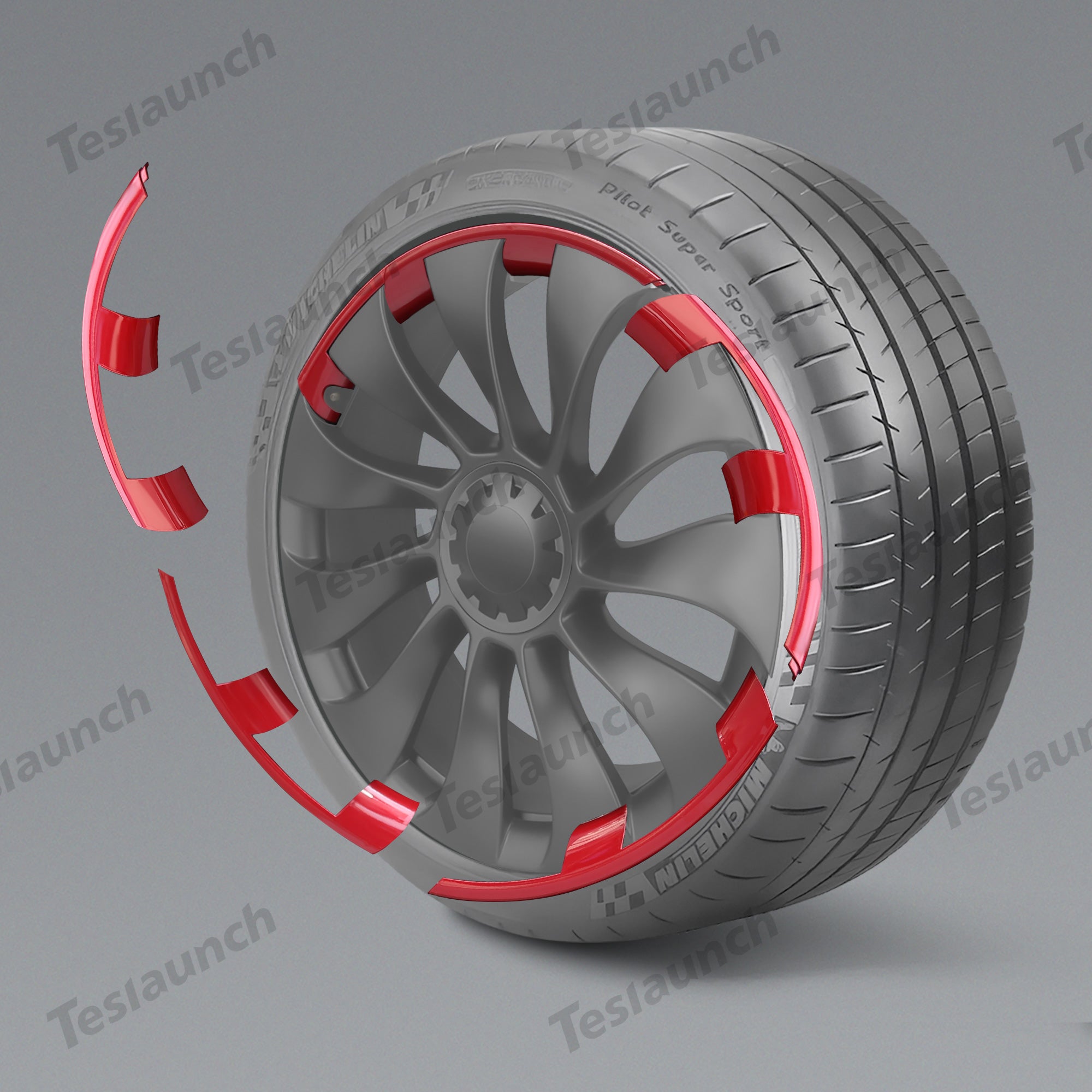 Separate Rim Protector For Tesla Model Y 21'' Uberturbine Wheel