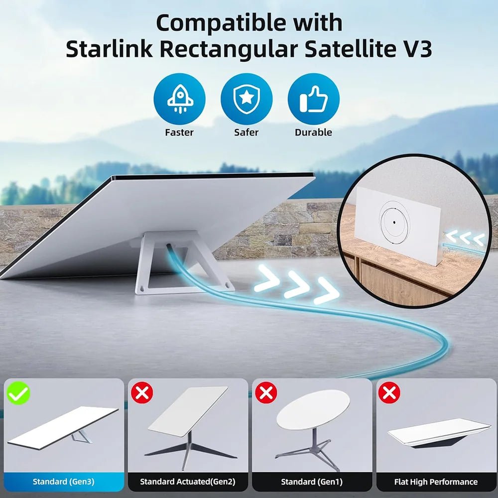 Replacement Extension Cable for Starlink Gen 3/Mini - T-Launch