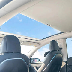 Retractable Roof Sunshade for Tesla Model 3/Y - Roll Fabric Style - T-Launch