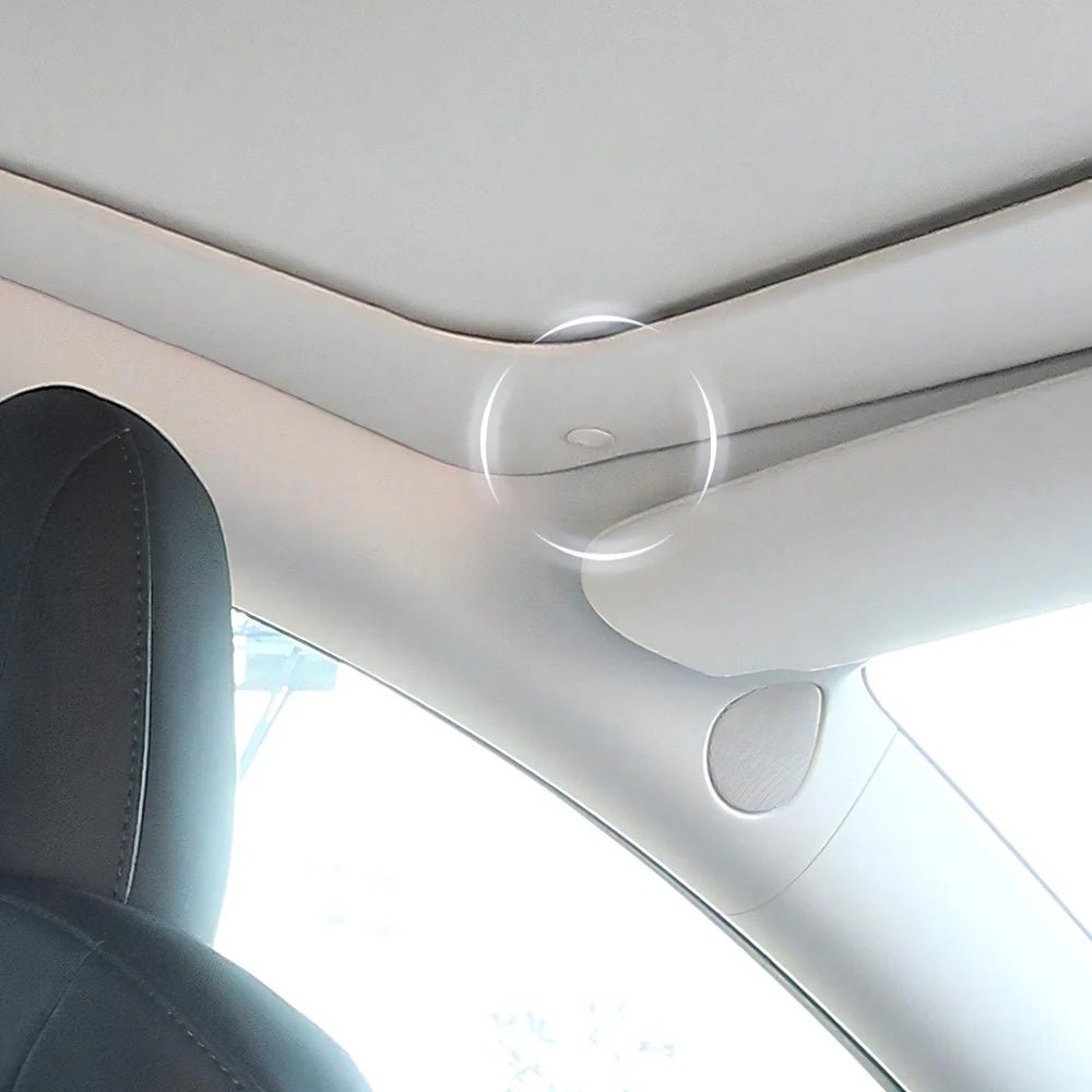 Retractable Roof Sunshade for Tesla Model 3/Y - Roll Fabric Style - T-Launch