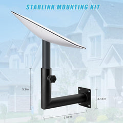 Right Angle Wall Mount Kit for Starlink Gen 2 - T-Launch