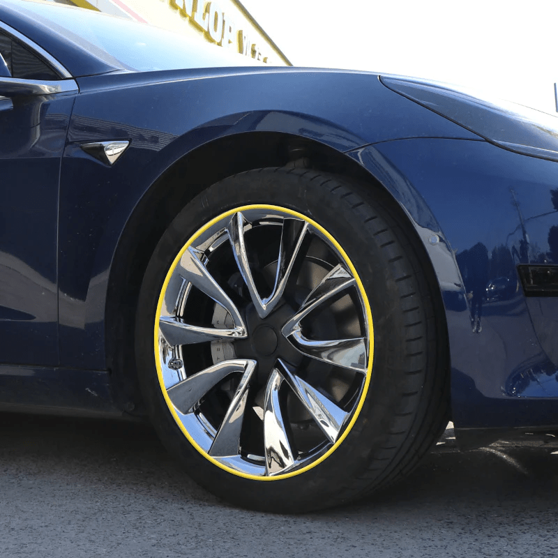 Rim Protector Wheel Rim Guard Strip for Tesla Model 3/Y/S/X (4 Wheels) - T-Launch