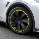 Aluminum Alloy Wheel Rim Protectors for All Tesla Models 3/Y/S/X (4 PCS)