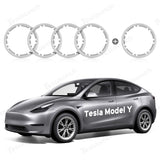 Allt-i-ett fälgskydd för Tesla modell Y 19-tums Gemini Whel