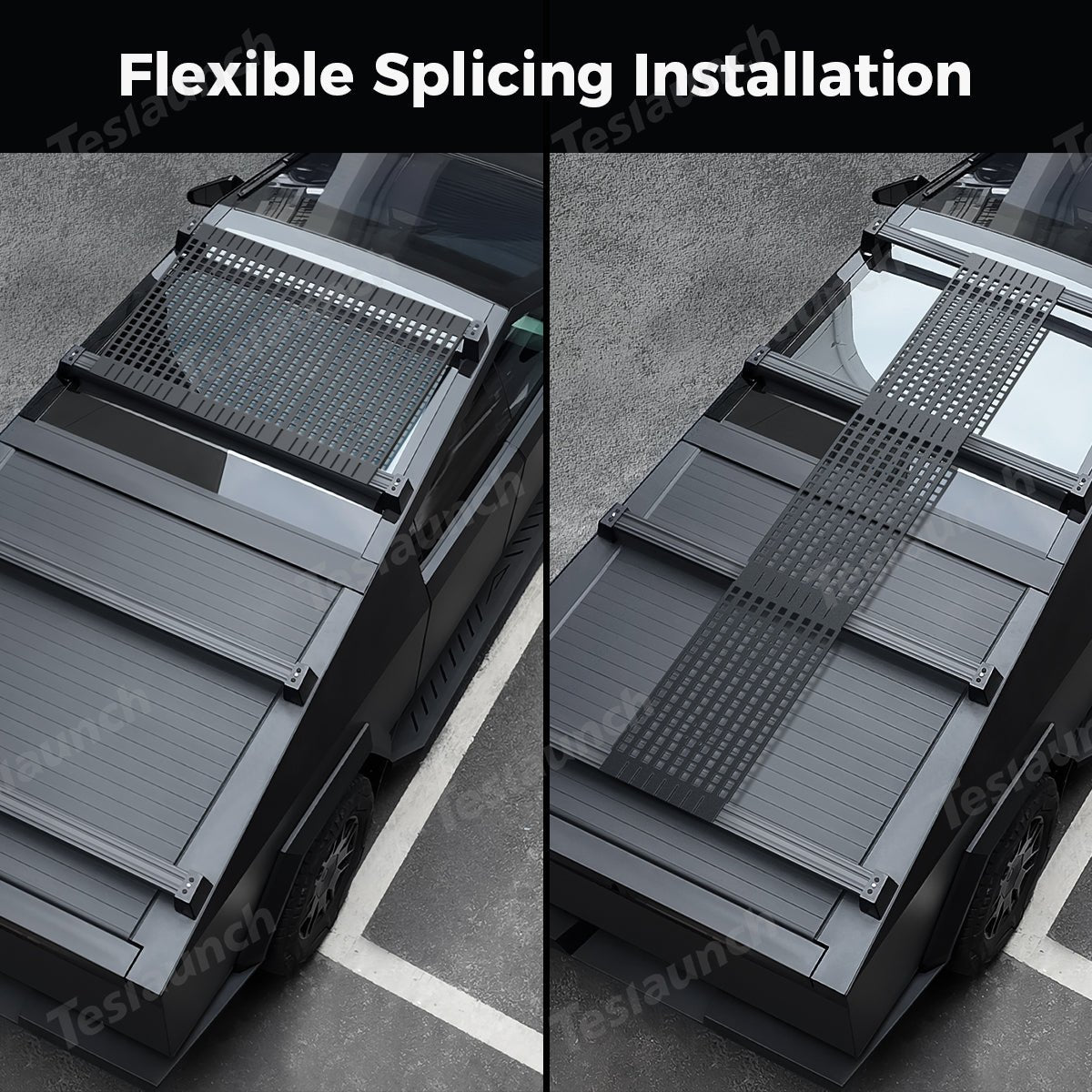 Roof Rack Molle Panels for Cybertruck (A Set of 3) - T-Launch