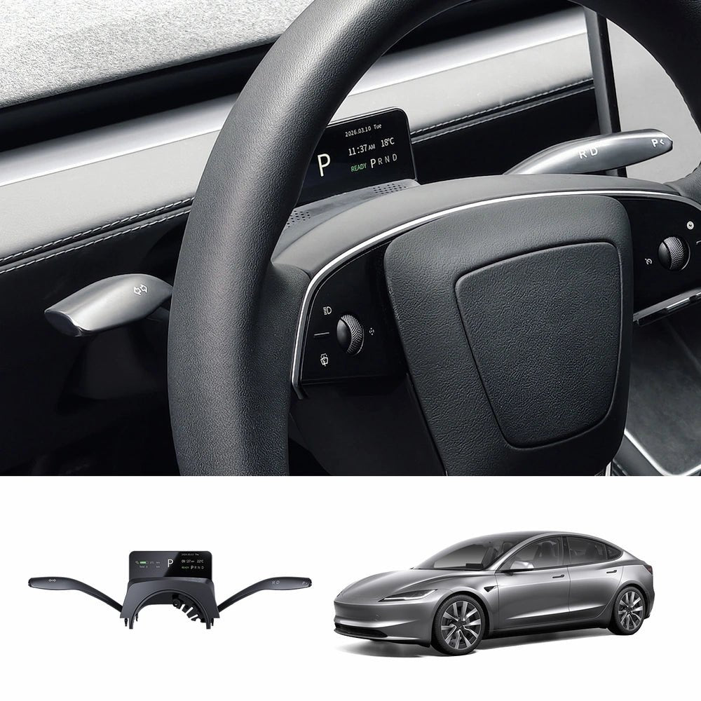 S3 HUD Gear Shift Stalk Kit for Tesla Model Y Juniper 2025+ / Model 3 Highland 2024+ - T-Launch