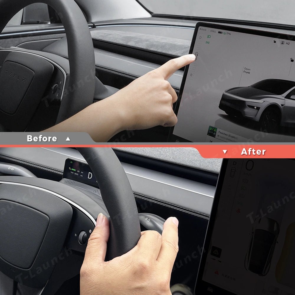 S3 HUD Gear Shift Stalk Kit for Tesla Model Y Juniper 2025+ / Model 3 Highland 2024+ - T-Launch