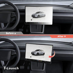 Screen Rotating Swivel Mount for Tesla Model Y L 2026+ - T-Launch