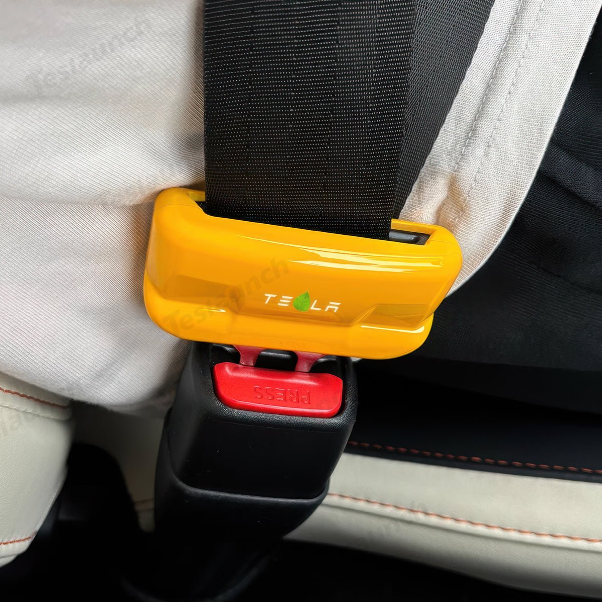 Seat Belt Buckle Cover Set for Tesla Model Y Juniper 2025+ - T-Launch
