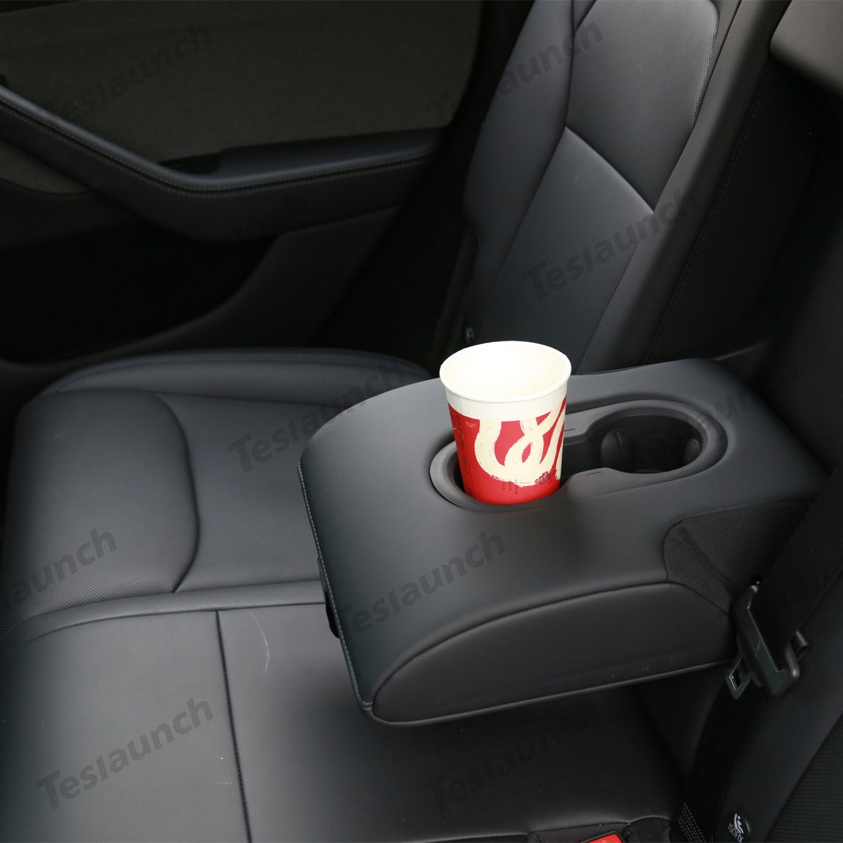 Seat Rear Non-slip Silicone Cup Holder Insert For Tesla Model Y Juniper 2025+ - T-Launch