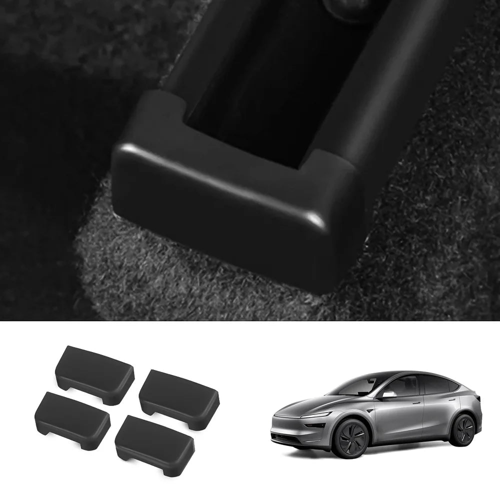 Seat Slide Rail Anti-Kick Cover (4-Piece Set) for Tesla Model Y Juniper 2025+/Model 3 Highland 2024+ - T-Launch