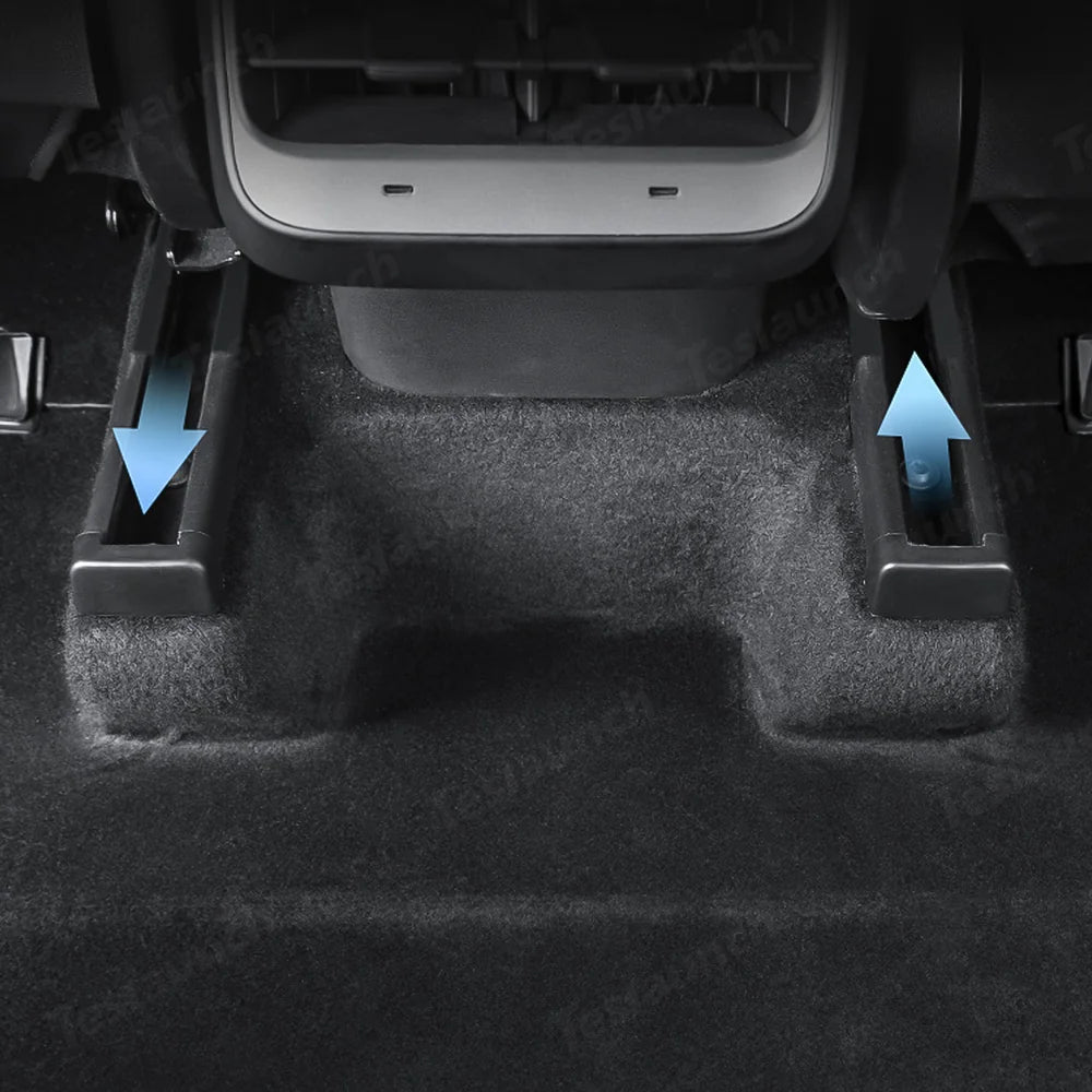 Seat Slide Rail Anti-Kick Cover (4-Piece Set) for Tesla Model Y Juniper 2025+/Model 3 Highland 2024+ - T-Launch