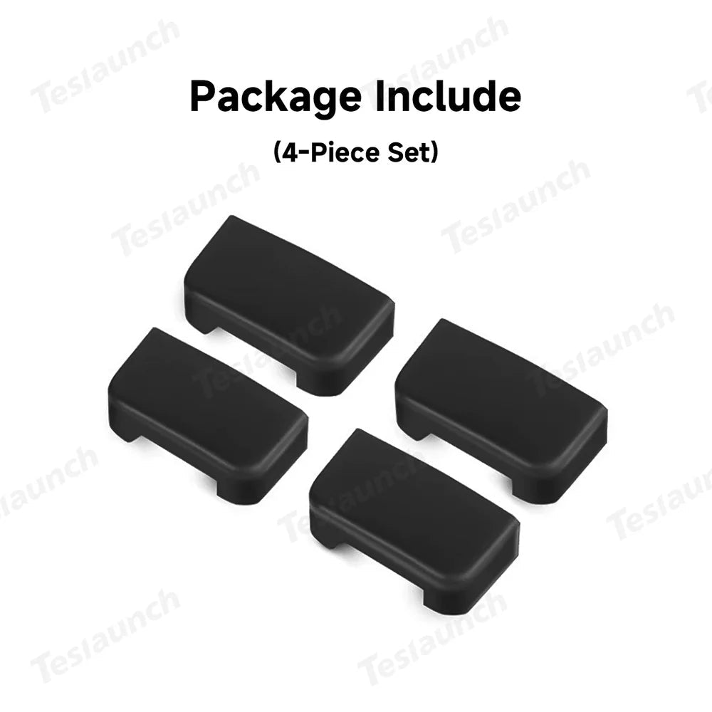 Seat Slide Rail Anti-Kick Cover (4-Piece Set) for Tesla Model Y Juniper 2025+/Model 3 Highland 2024+ - T-Launch