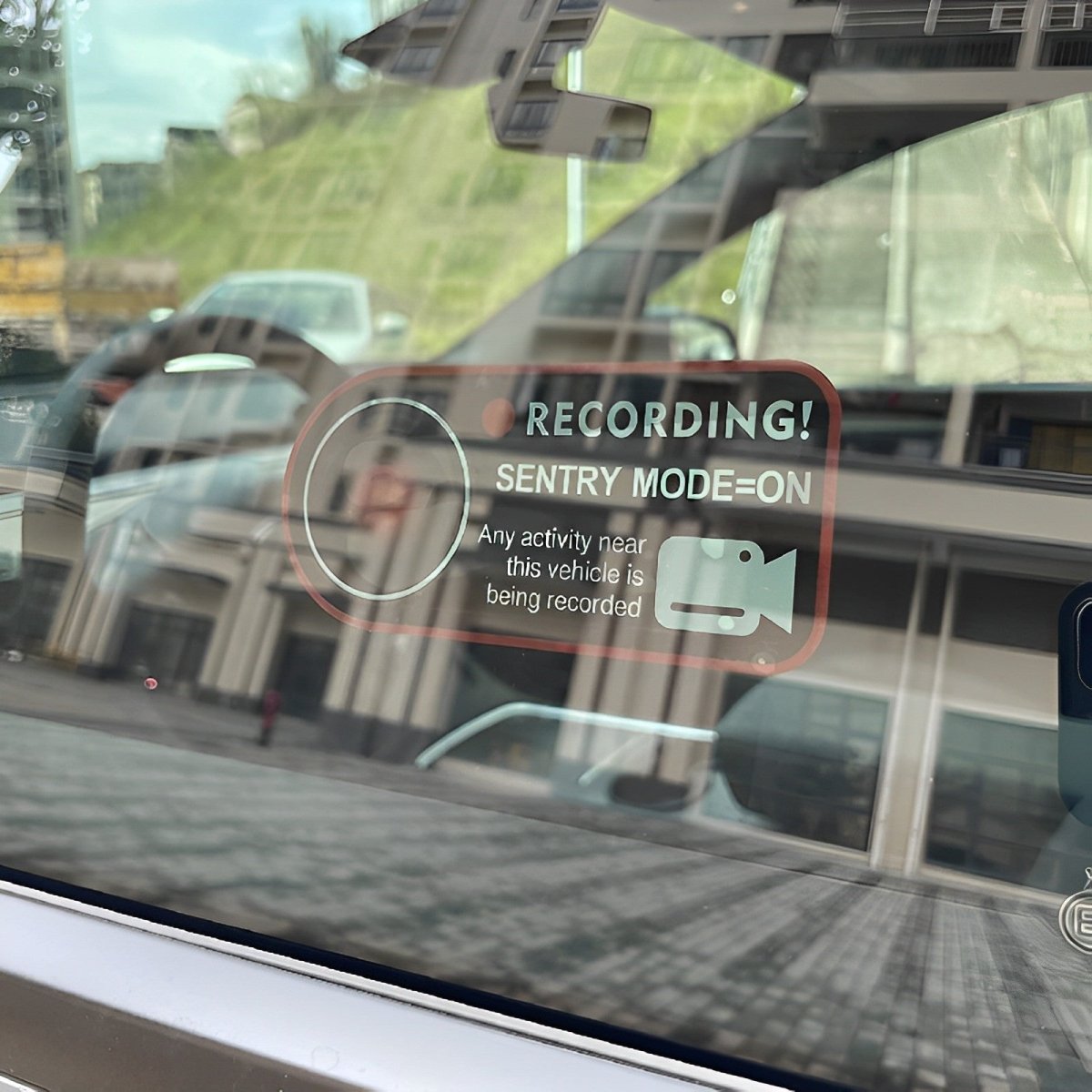 Sentry Mode Sticker for Tesla Model 3/Y/X/S/Cybertruck - T-Launch