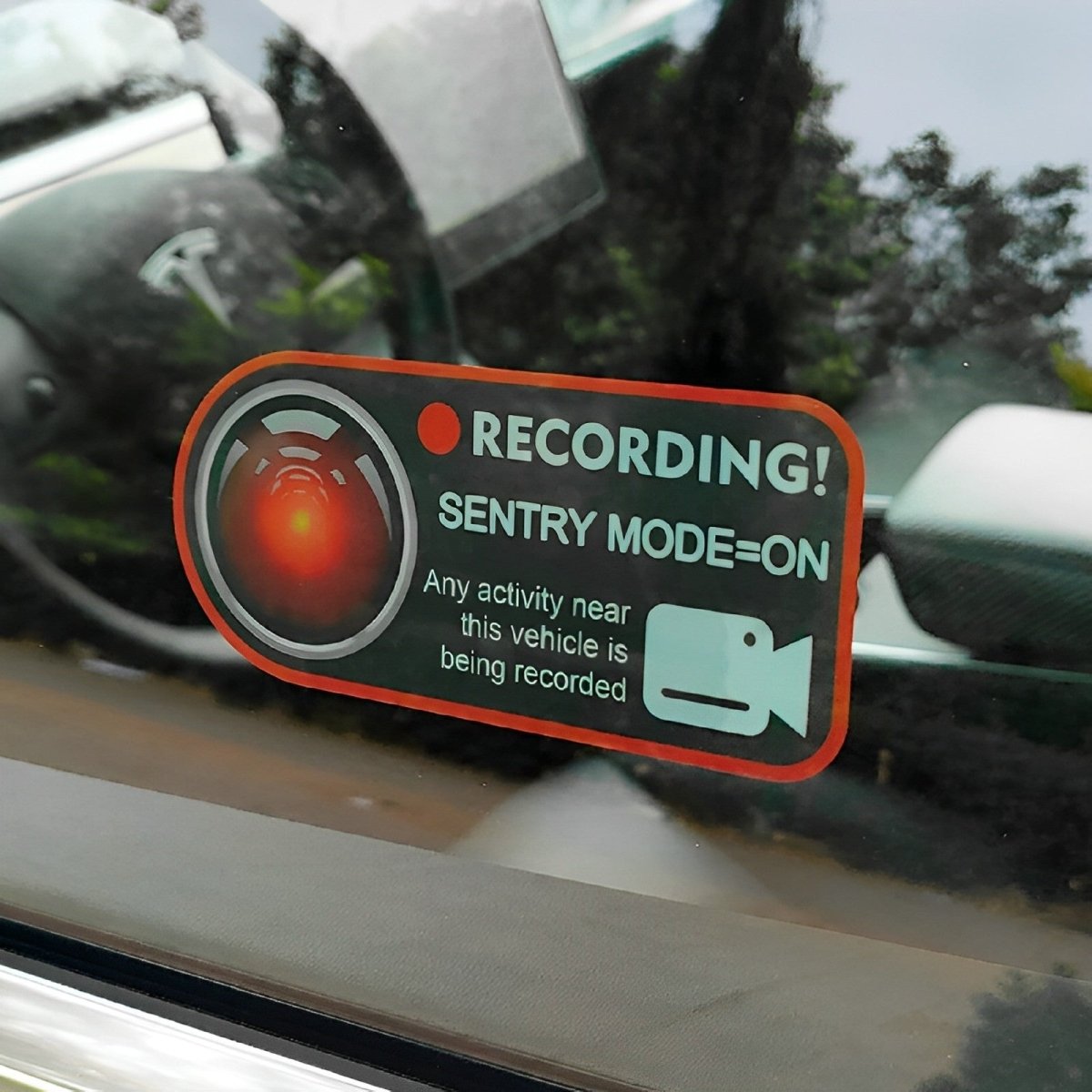 Sentry Mode Sticker for Tesla Model 3/Y/X/S/Cybertruck - T-Launch