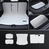 Matte White Interior Upgrade Kit For Tesla 2021-2023 Model 3