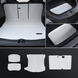 Matte White Interior Upgrade Kit For Tesla 2021-2023 Model 3