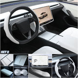 White Interior Upgrade Kit for Tesla Model 3 Highland 2024+