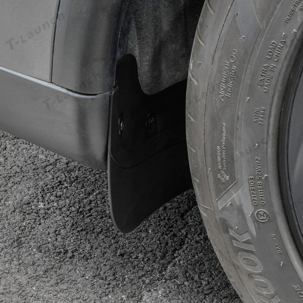 Short Invisible Mud Flaps Splash Guards for Tesla Model Y Juniper 2025+ - T-Launch