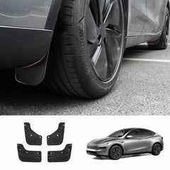 Short Invisible Mud Flaps Splash Guards for Tesla Model Y Juniper 2025+ - T-Launch