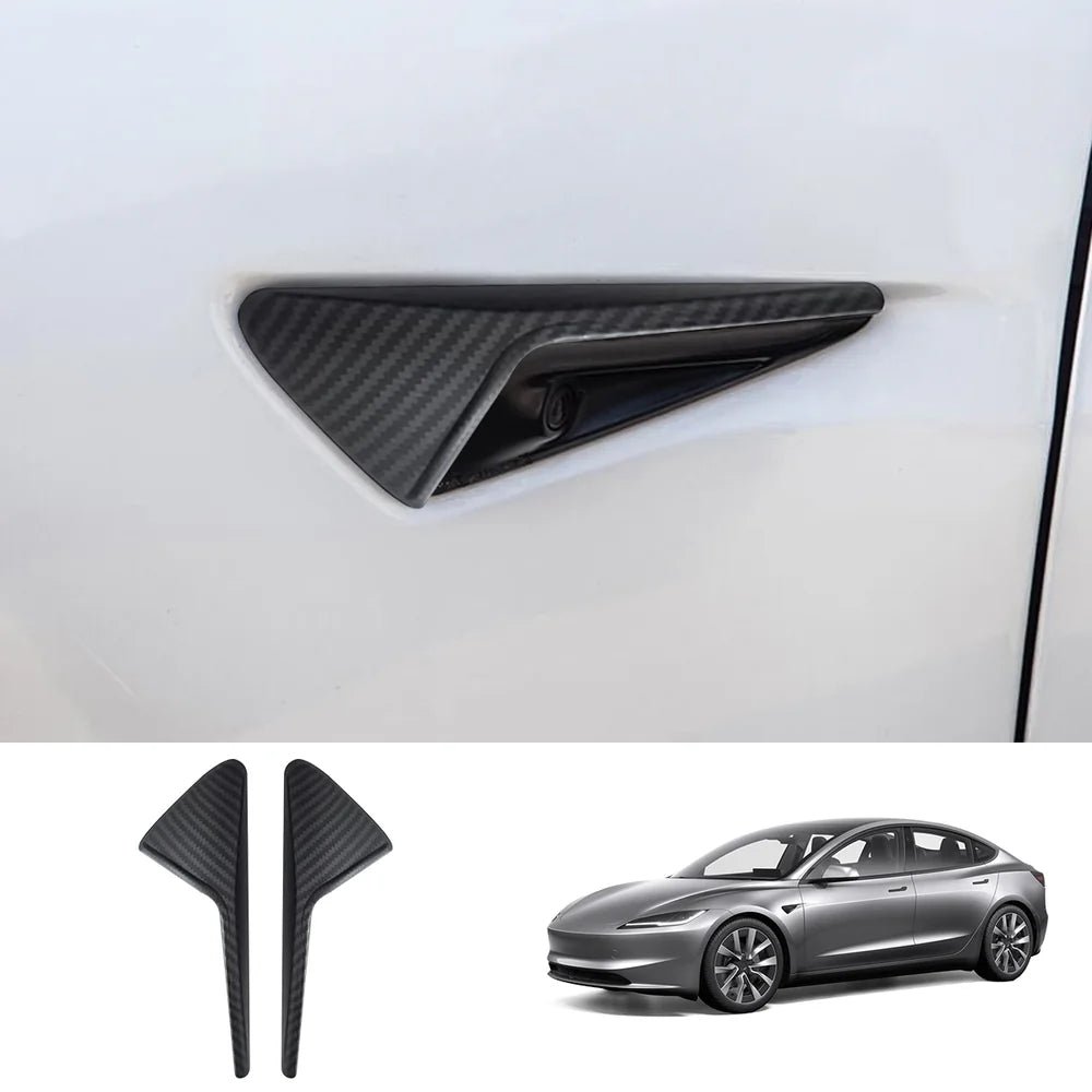 Side Camera Protective Cover for Tesla Model Y Juniper 2025+ / Model 3 Highland 2024+ - T-Launch