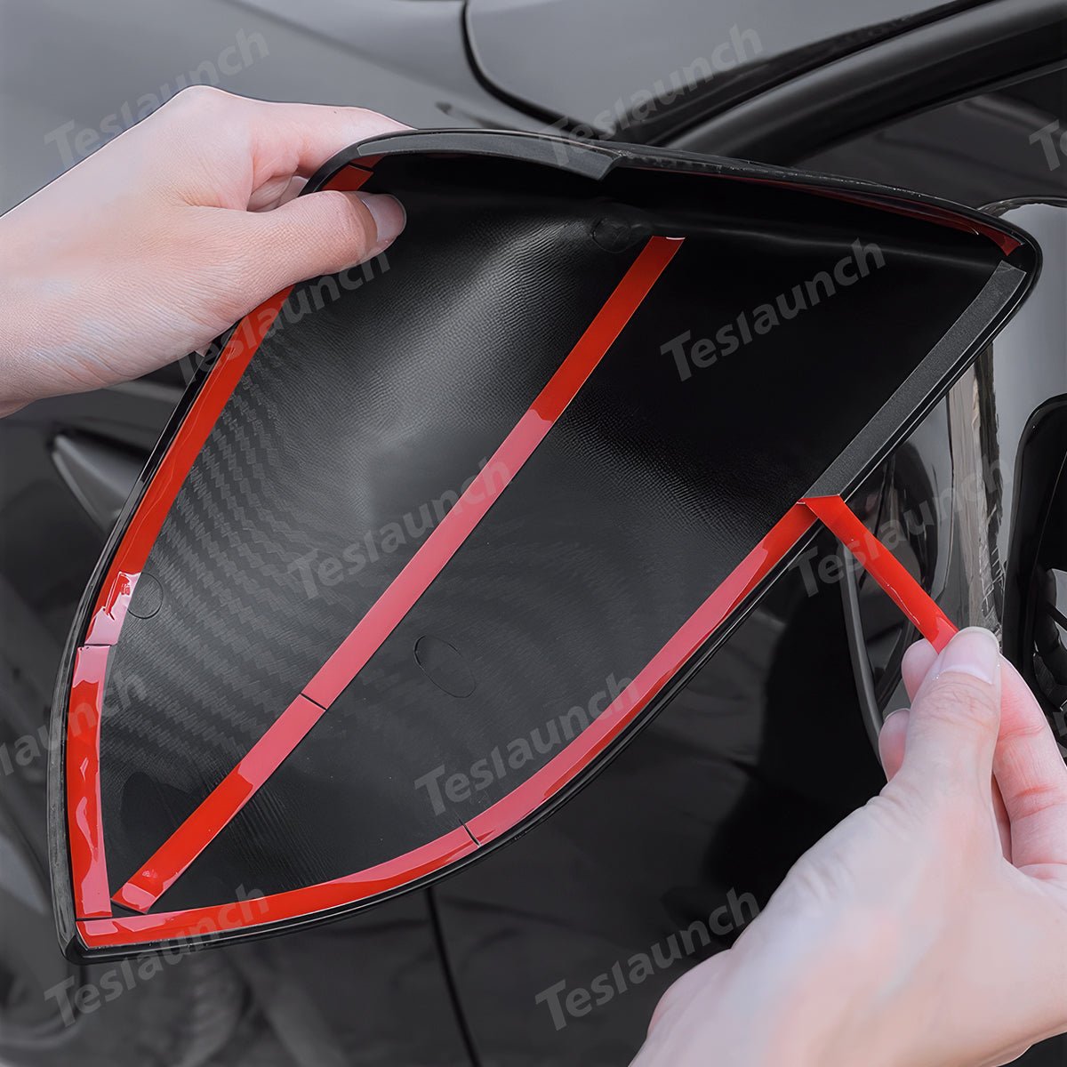 Side Mirror Cover Caps – Protective & Stylish Exterior Trim for Tesla 2024+ Model 3 Highland - T-Launch