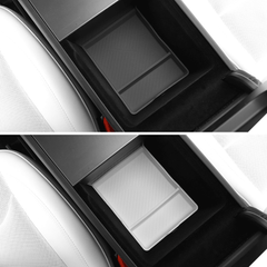 Silicone Center Console & Armrest Lower Storage Tray for Tesla Model Y Juniper 2025+ - T-Launch