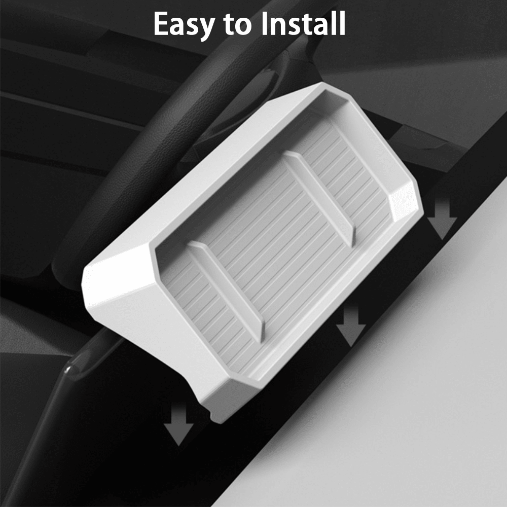 Silicone Center Console Behind Screen Storage Tray for Cybertruck - T-Launch