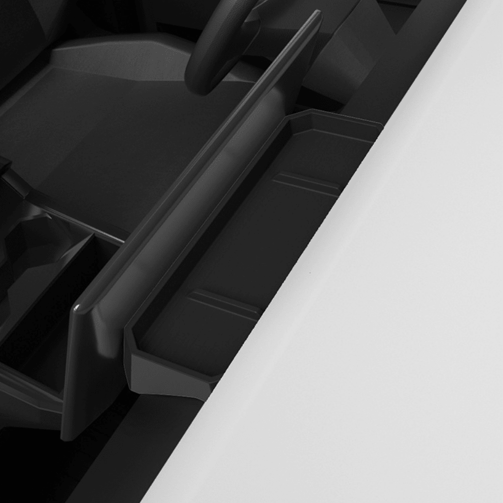 Silicone Center Console Behind Screen Storage Tray for Cybertruck - T-Launch