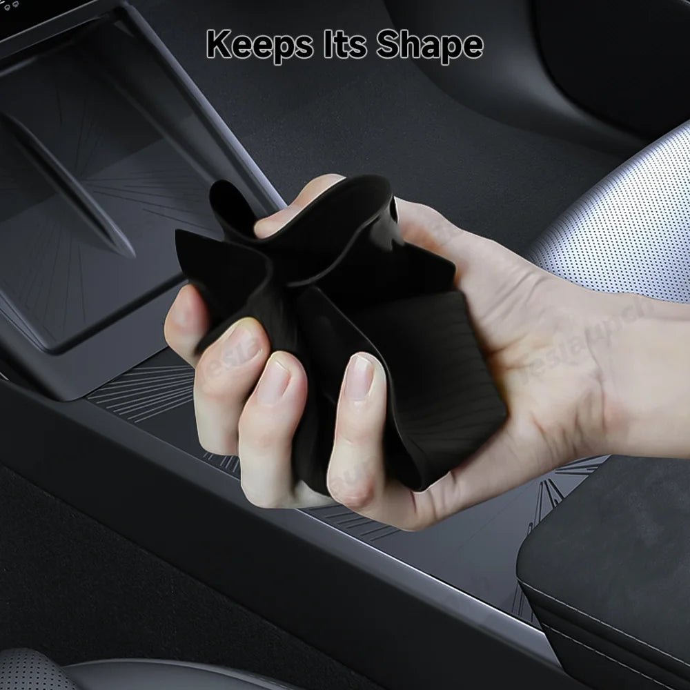 Silicone Center Console Protective Mat for Tesla Model Y Juniper 2025+/Model 3 Highland 2024+ - T-Launch
