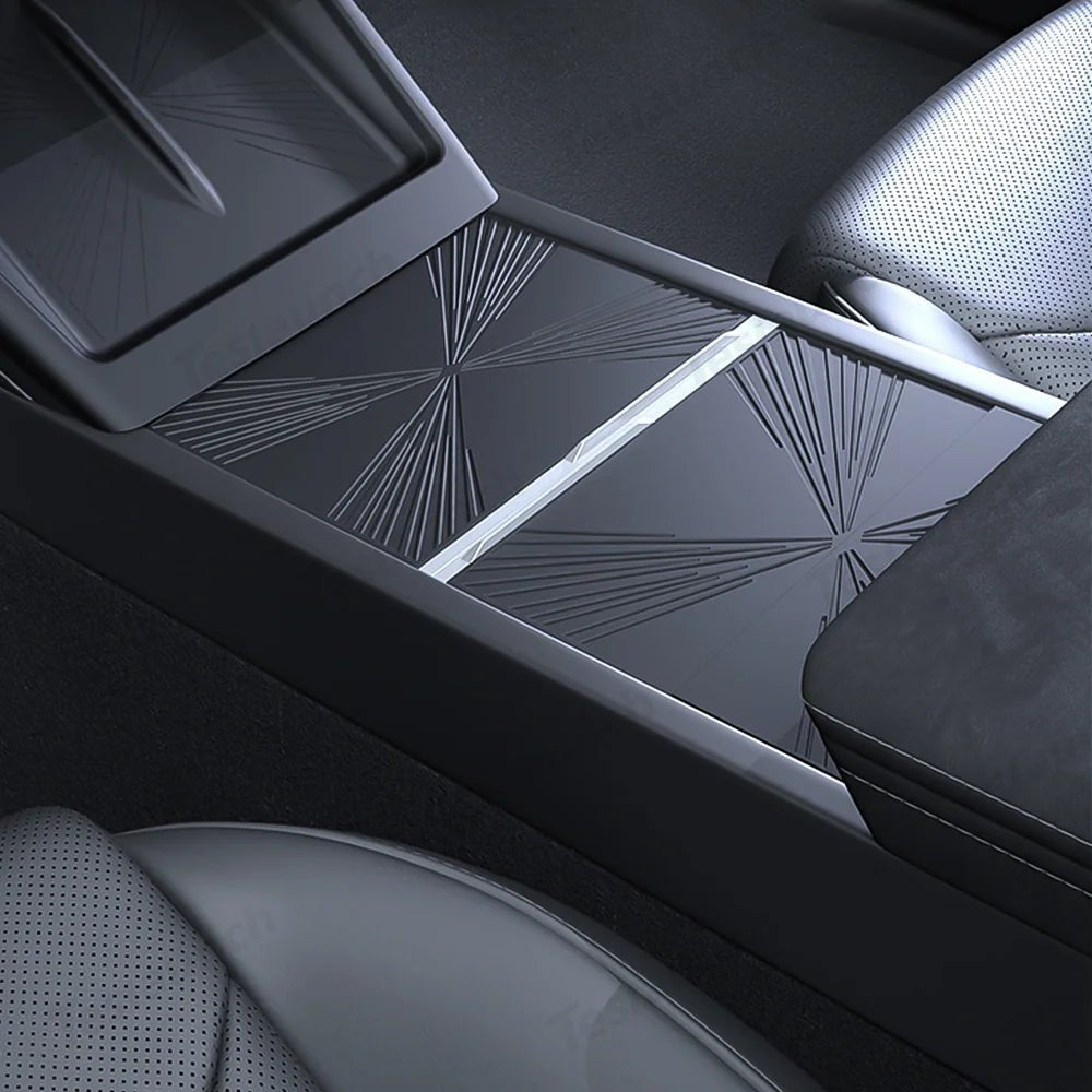 Silicone Center Console Protective Mat for Tesla Model Y Juniper 2025+/Model 3 Highland 2024+ - T-Launch