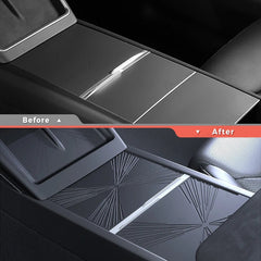 Silicone Center Console Protective Mat for Tesla Model Y Juniper 2025+/Model 3 Highland 2024+ - T-Launch