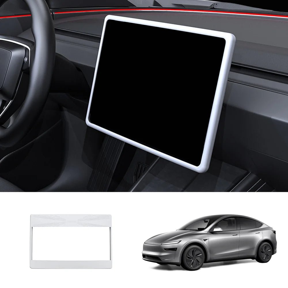 Silicone Center Screen Protection Frame for Tesla Model Y Juniper 2025 / Model 3 Highland 2024+ - T-Launch