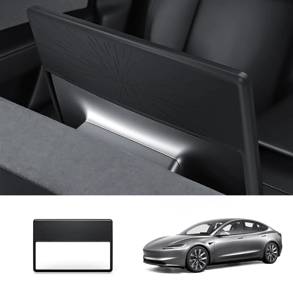 Silicone Center Screen Protection Frame for Tesla Model Y Juniper 2025 / Model 3 Highland 2024+ - T-Launch